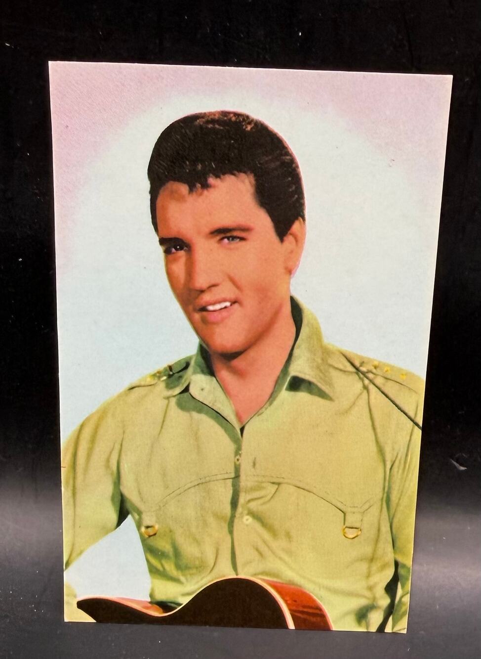 RARE 1966 Hellas Suosikki Jenkki Elvis Presley Card #7 King TCB Elvis Card